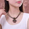 Dragonfly Wooden Pendant &amp; Necklace -
