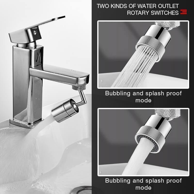 360° Anti Splash Faucet Aerator - 14:29