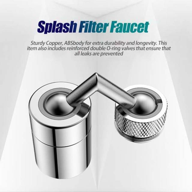 360° Anti Splash Faucet Aerator - 14:29