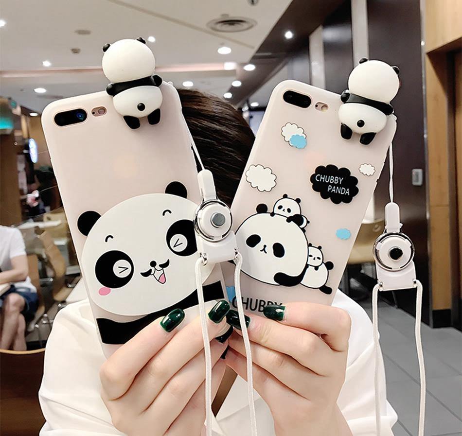 3D Panda Phone Case -