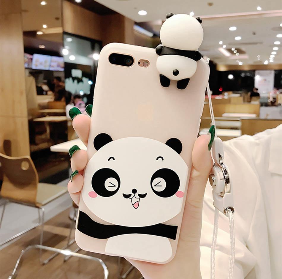 3D Panda Phone Case -