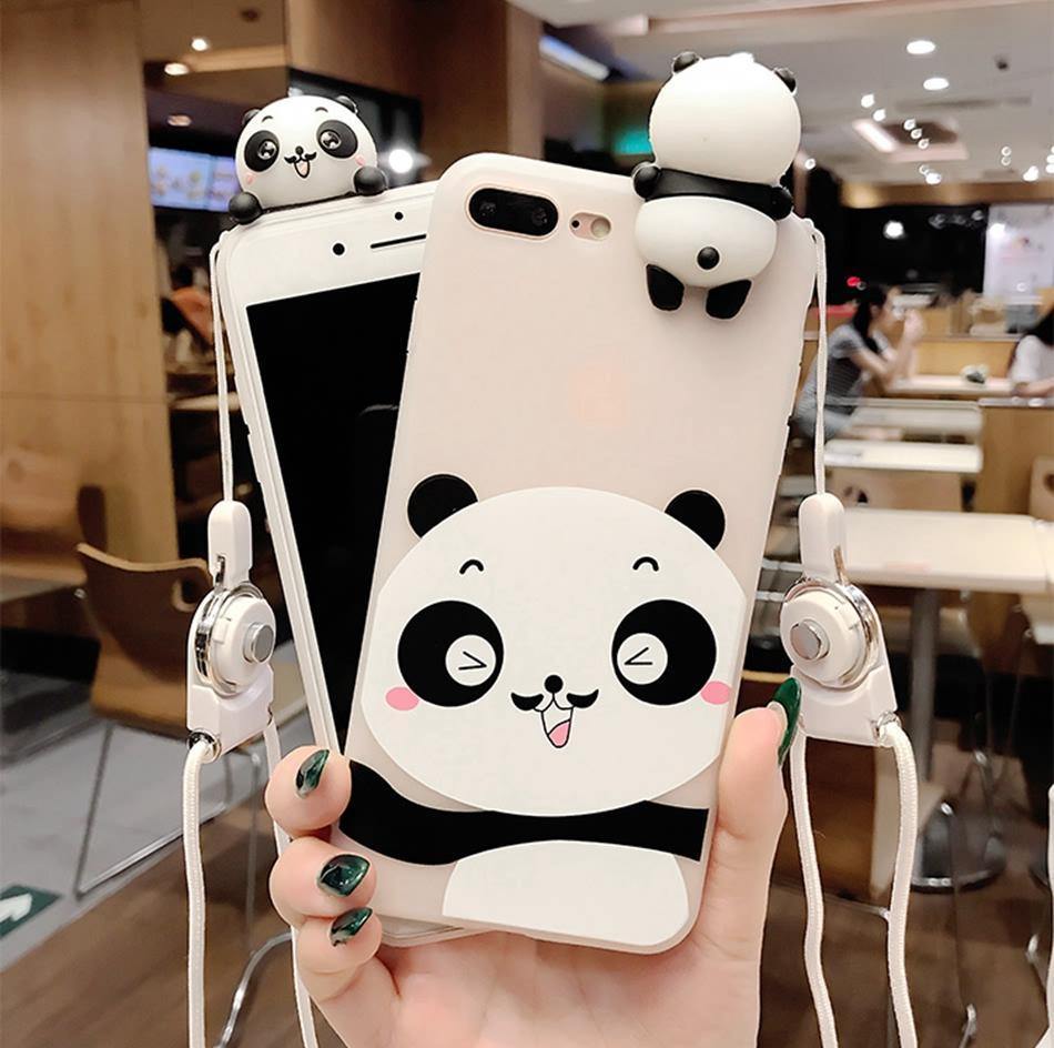 3D Panda Phone Case -