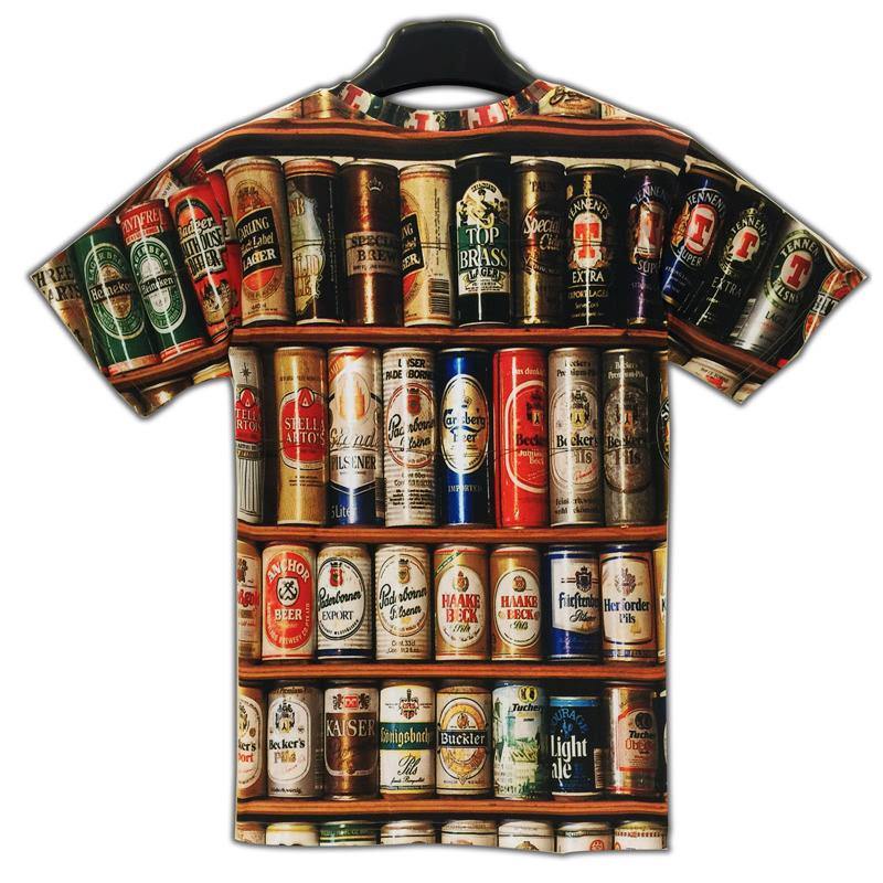 3D Printed Beer Cans T Shirt -