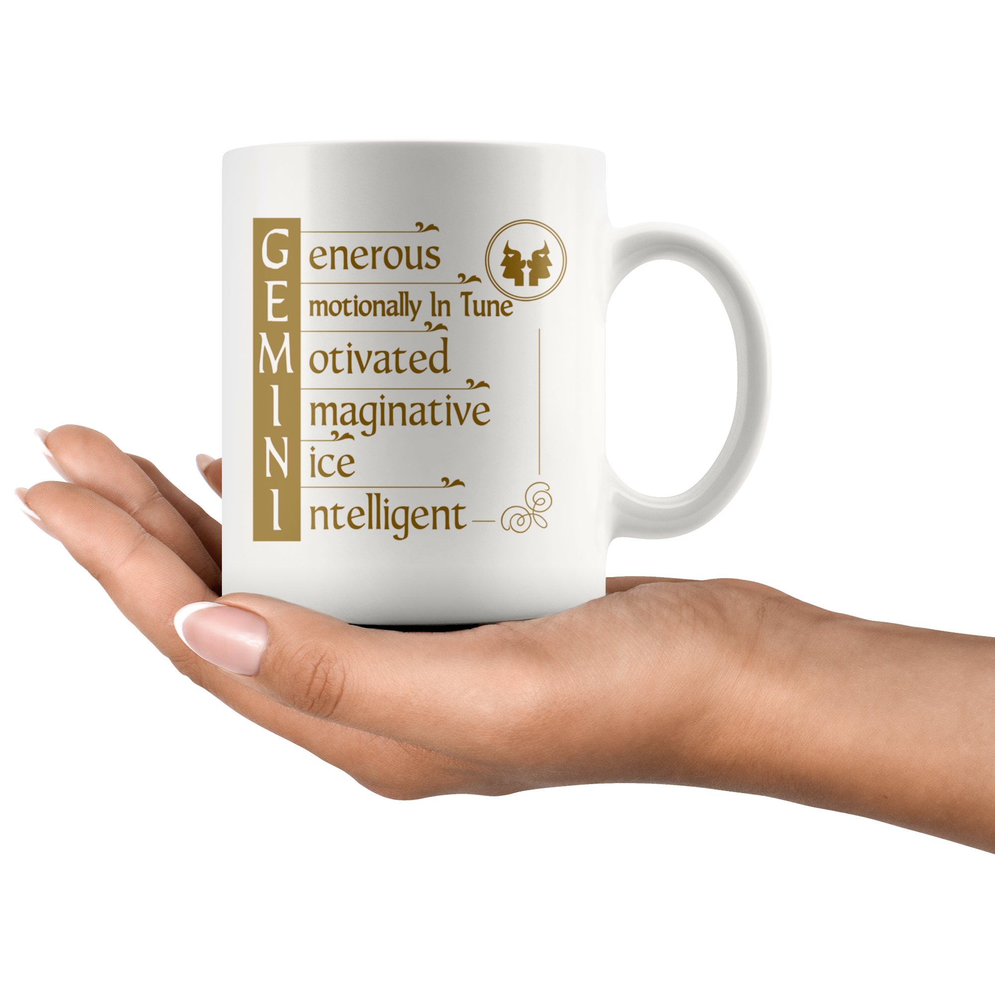 Gemini Zodiac Coffee Mug - Constellation Coffee Cup - Great Gift For Horoscope Lover