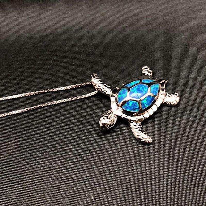 Blue Turtle Necklace &amp; Pendant - 200007763:201336100