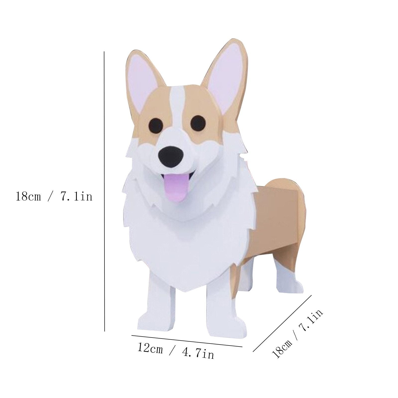 Wood Planter For Dog Lovers - 200007763:201336100;14:10