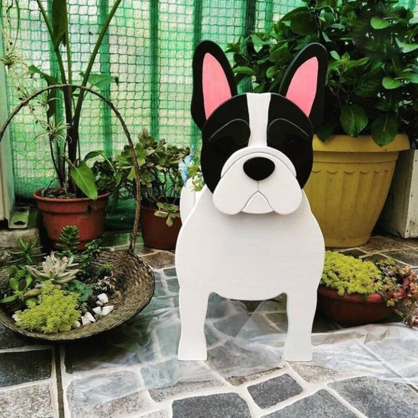 Wood Planter For Dog Lovers - 200007763:201336100;14:496