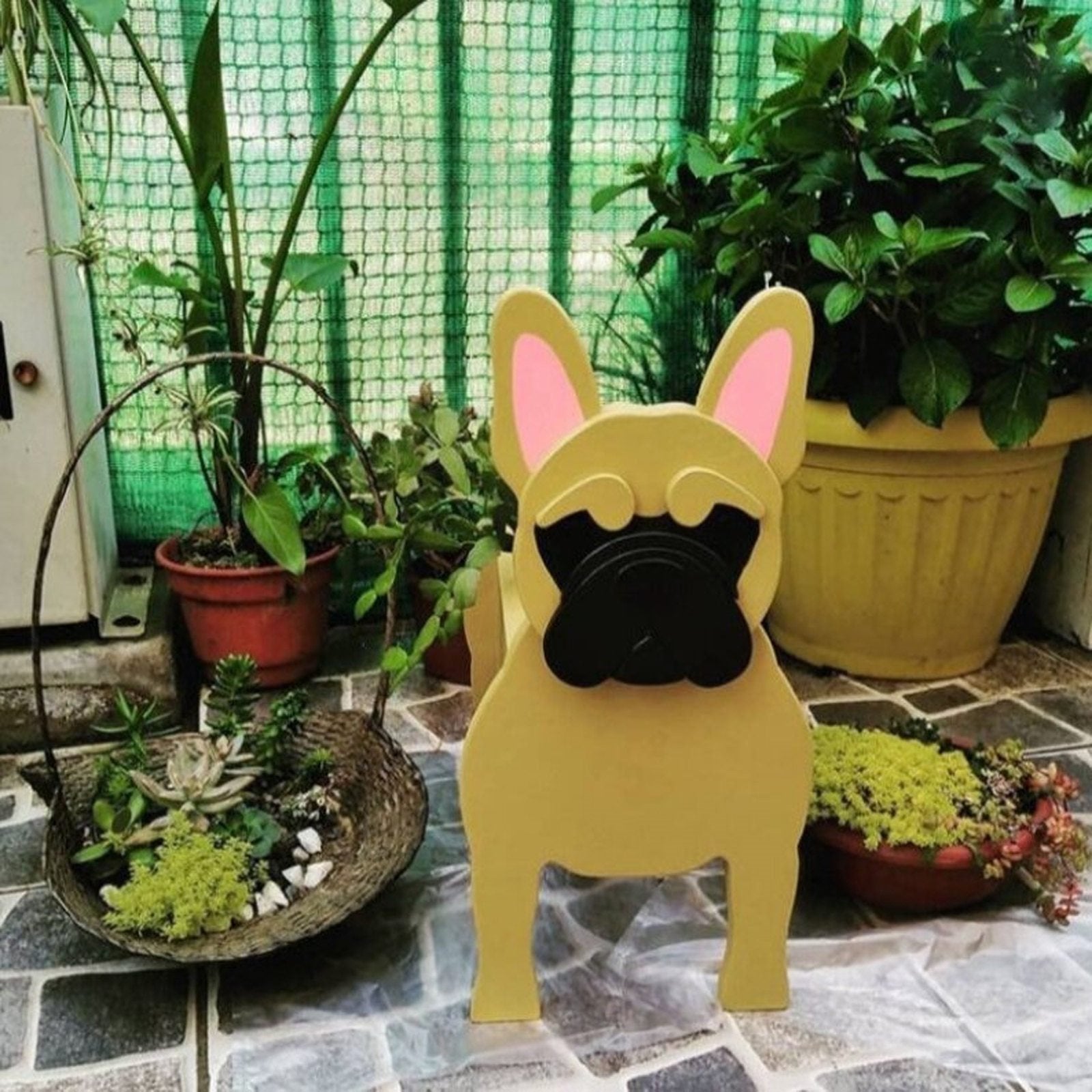 Wood Planter For Dog Lovers - 200007763:201336100;14:29