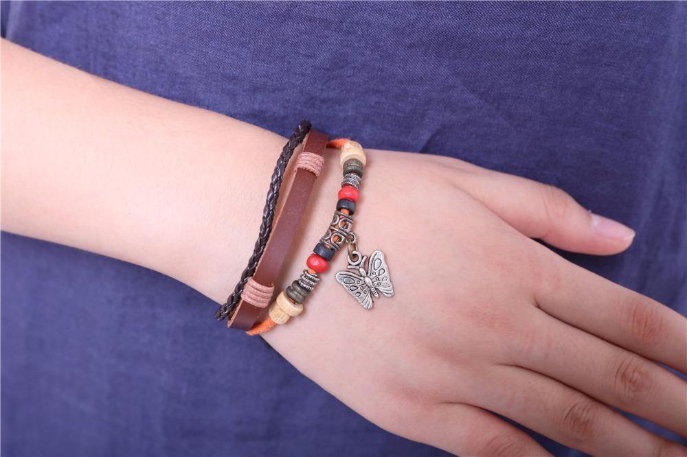 Adjustable Butterfly Bracelet -