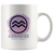 Aquarius Coffee Mug - Aquarius Constellation Coffee Cup - Zodiac Gifts For Horoscope Lover Born in January & February - SPCM