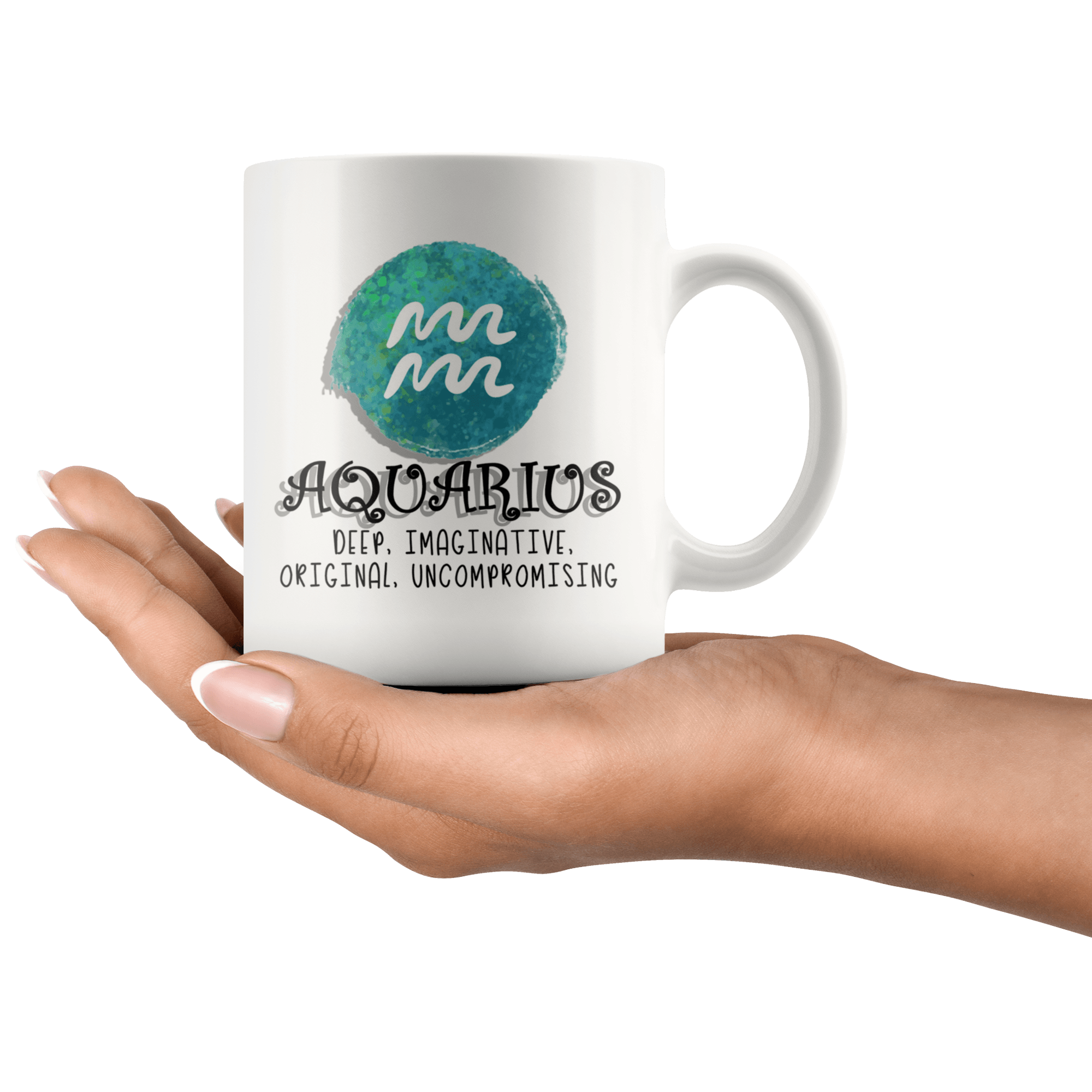 Aquarius Constellation Coffee Mug - Zodiac Coffee Cup - Great Gift For Horoscope Lover - SPCM