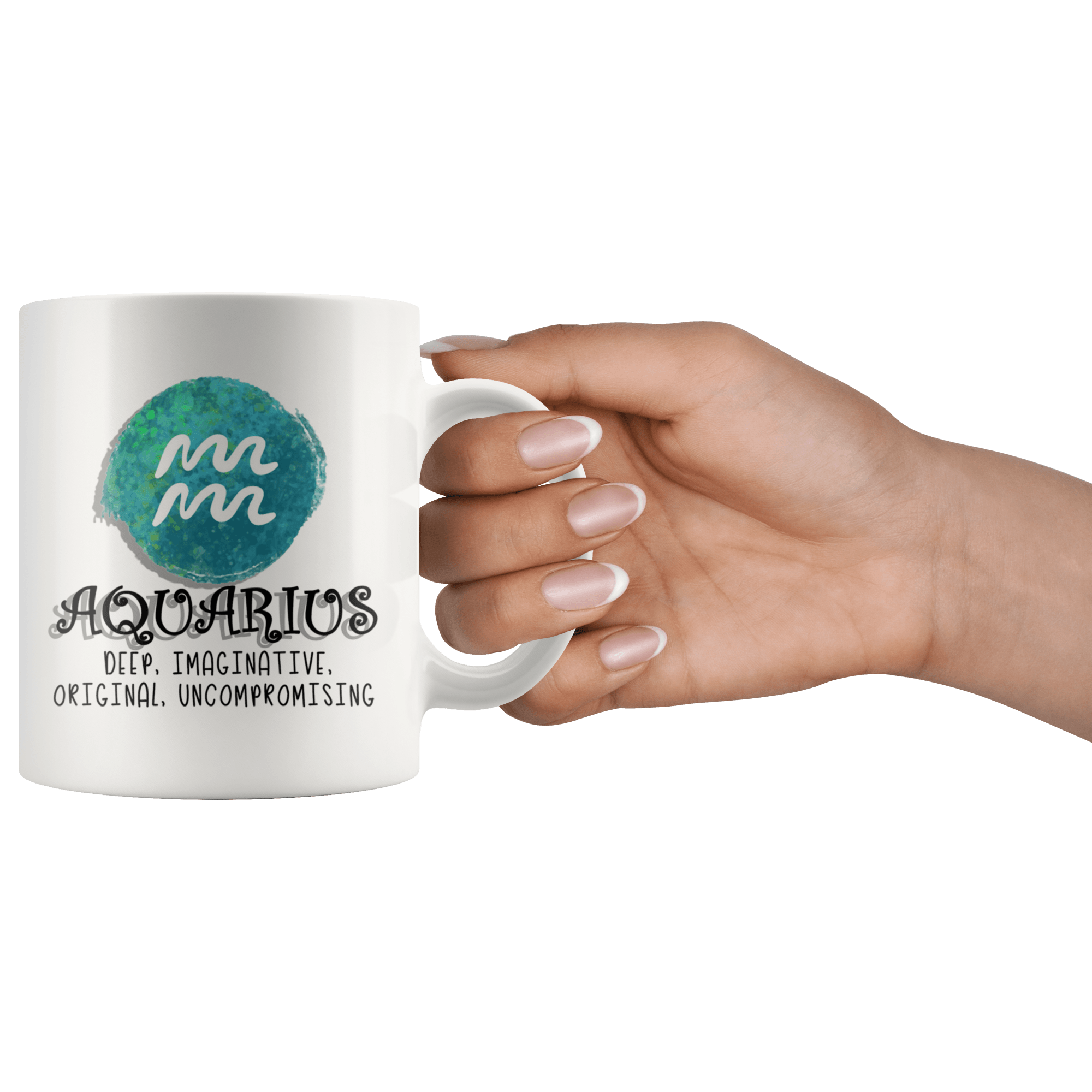 Aquarius Constellation Coffee Mug - Zodiac Coffee Cup - Great Gift For Horoscope Lover - SPCM
