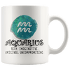 Aquarius Constellation Coffee Mug - Zodiac Coffee Cup - Great Gift For Horoscope Lover - SPCM