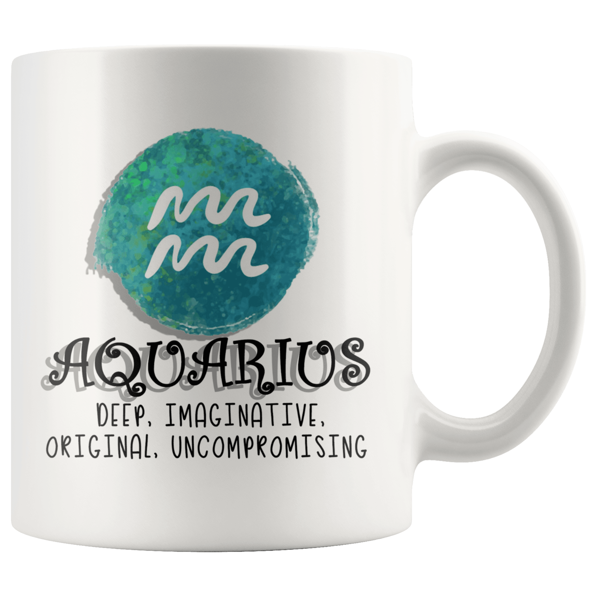 Aquarius Constellation Coffee Mug - Zodiac Coffee Cup - Great Gift For Horoscope Lover - SPCM