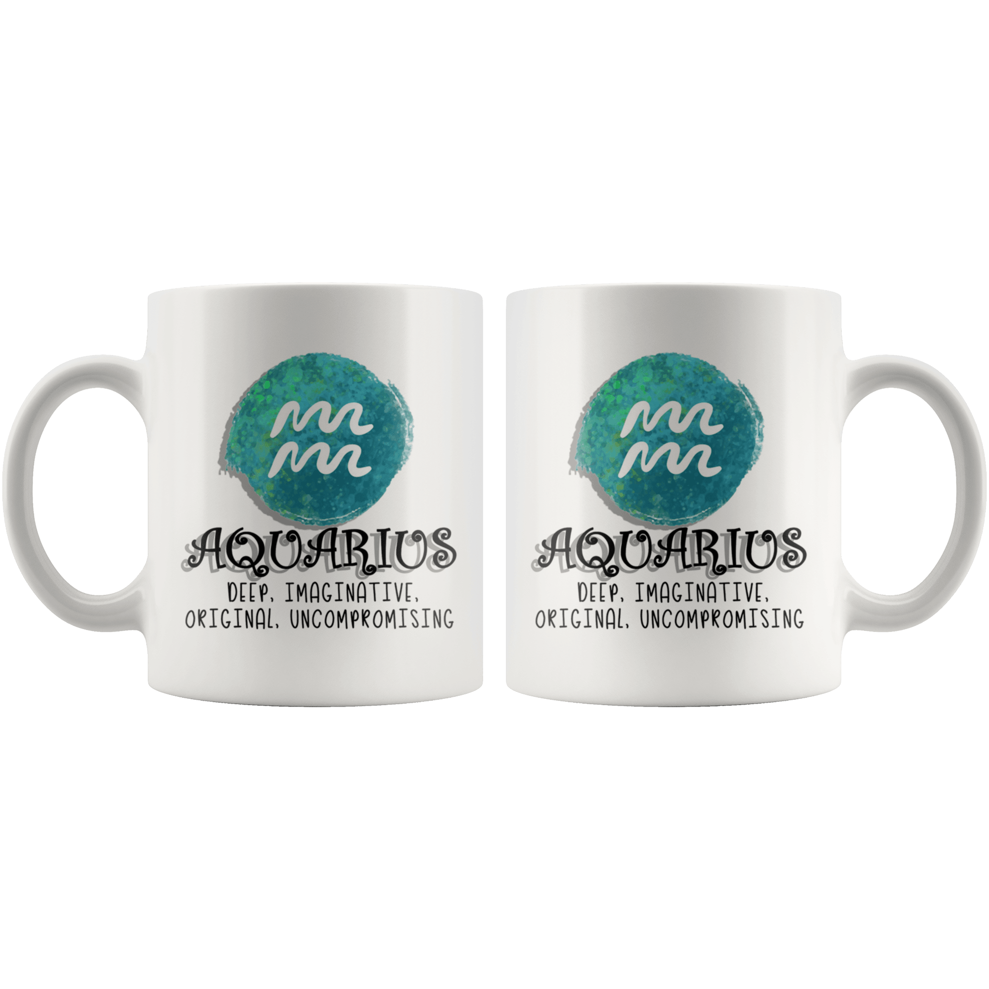 Aquarius Constellation Coffee Mug - Zodiac Coffee Cup - Great Gift For Horoscope Lover - SPCM