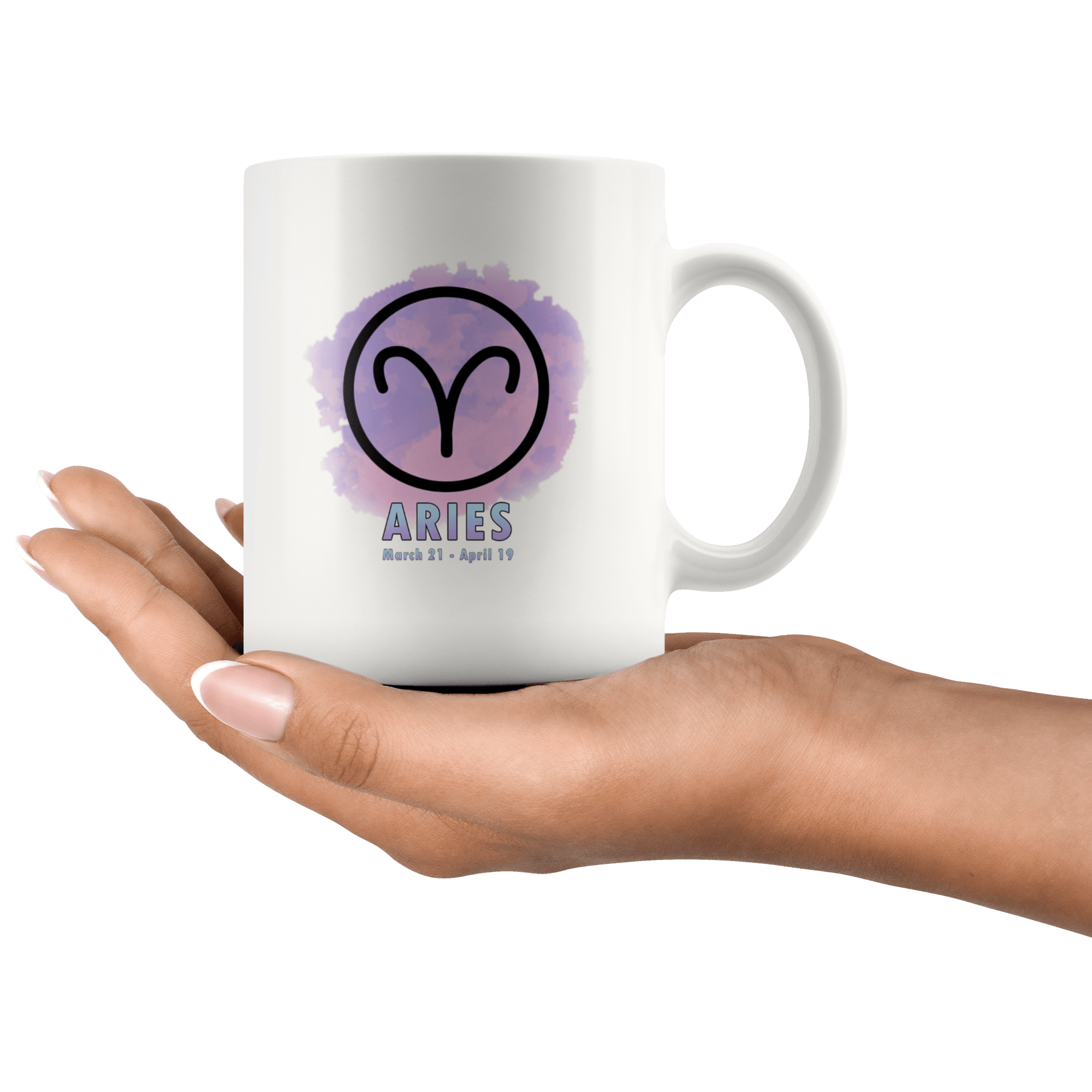 Aries Coffee Mug - Aries Constellation Coffee Cup - Zodiac Gifts For Horoscope Lover Born in March & April - SPCM