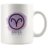 Aries Coffee Mug - Aries Constellation Coffee Cup - Zodiac Gifts For Horoscope Lover Born in March &amp; April - SPCM