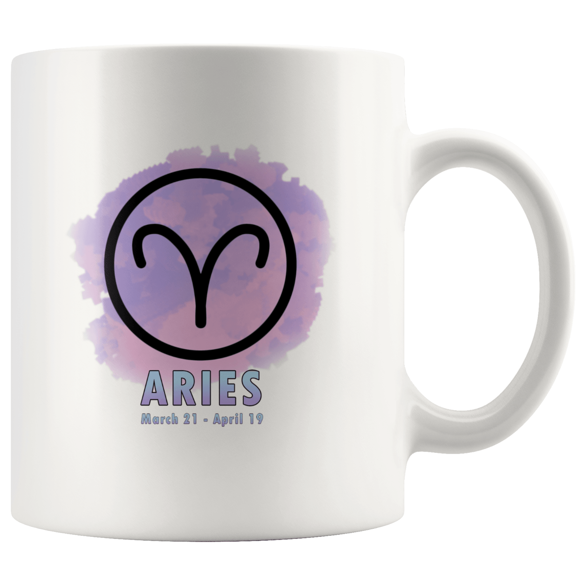 Aries Coffee Mug - Aries Constellation Coffee Cup - Zodiac Gifts For Horoscope Lover Born in March & April - SPCM