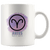 Aries Coffee Mug - Aries Constellation Coffee Cup - Zodiac Gifts For Horoscope Lover Born in March & April - SPCM