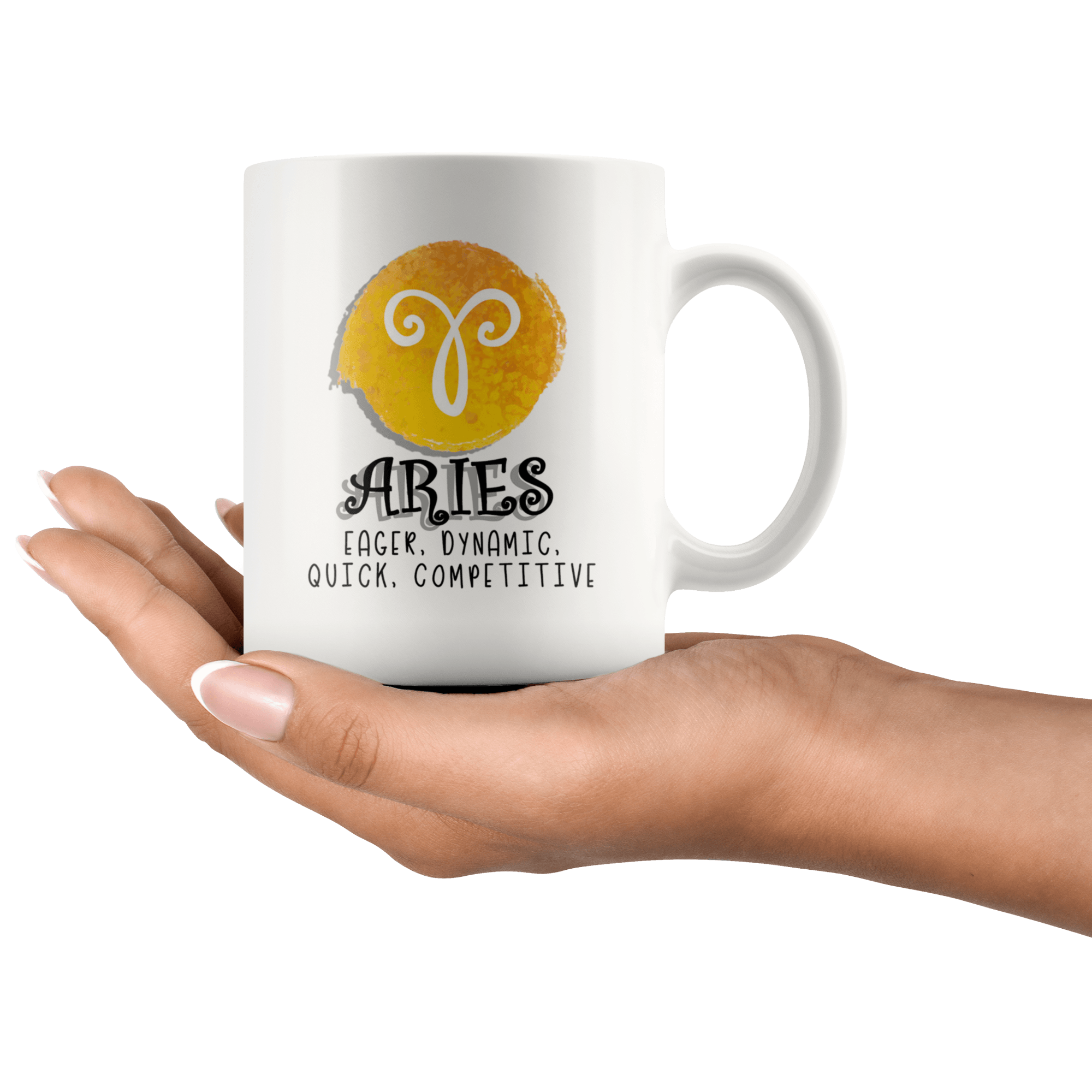 Aries Constellation Coffee Mug - Zodiac Coffee Cup - Great Gift For Horoscope Lover - SPCM