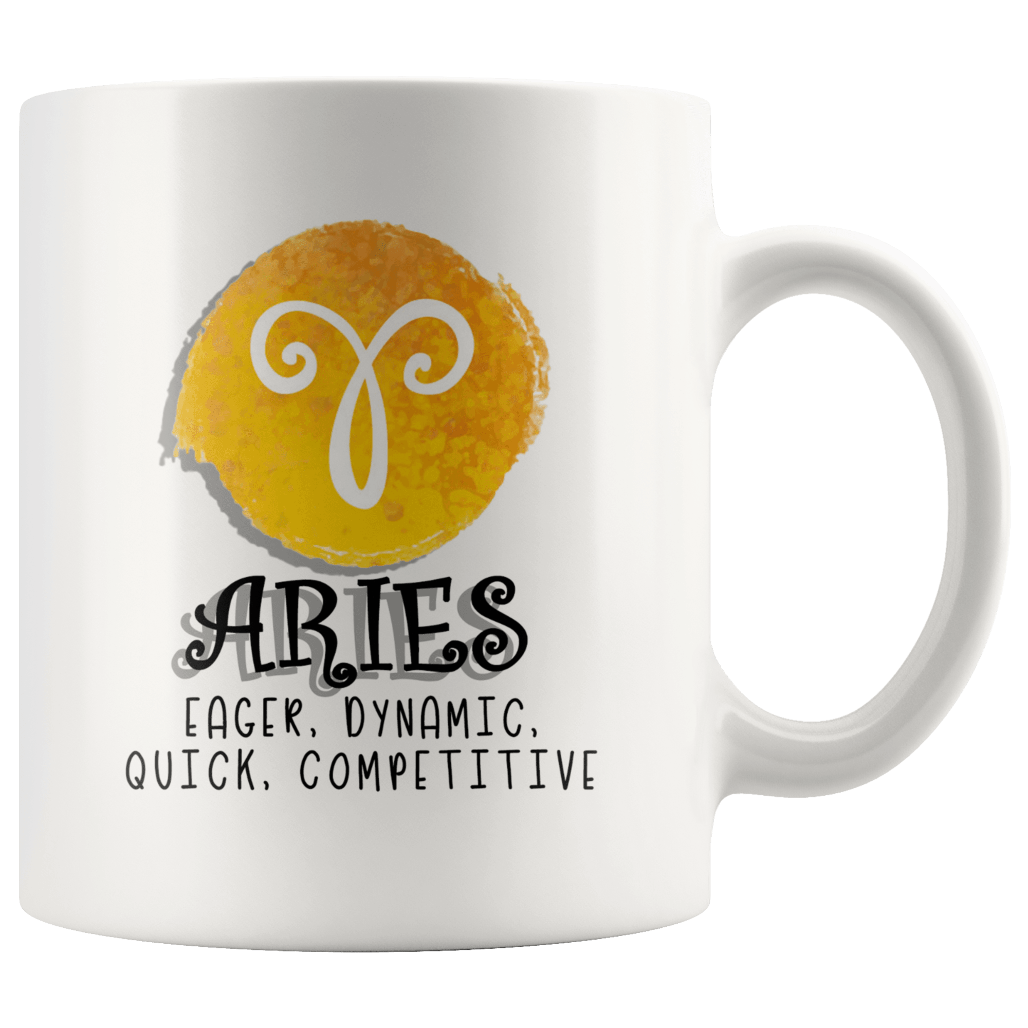 Aries Constellation Coffee Mug - Zodiac Coffee Cup - Great Gift For Horoscope Lover - SPCM