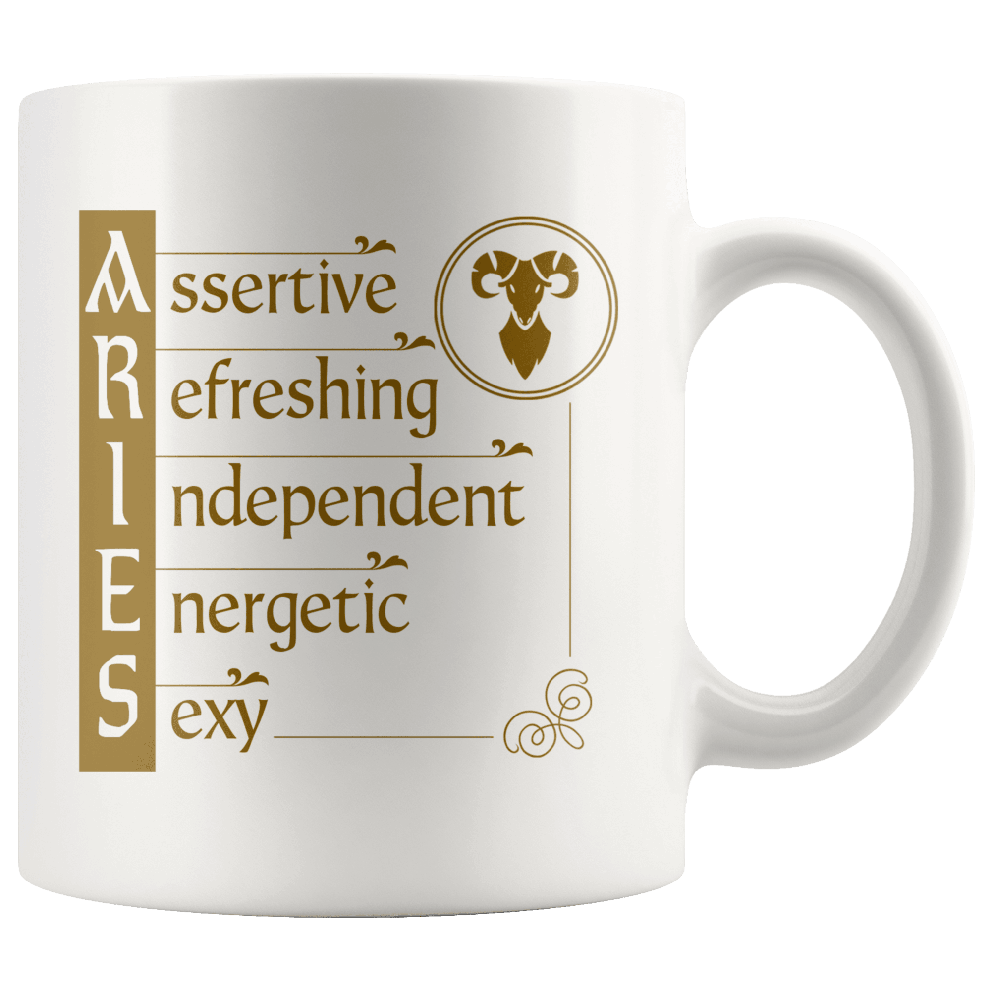 Aries Zodiac Coffee Mug - Constellation Coffee Cup - Great Gift For Horoscope Lover - SPCM
