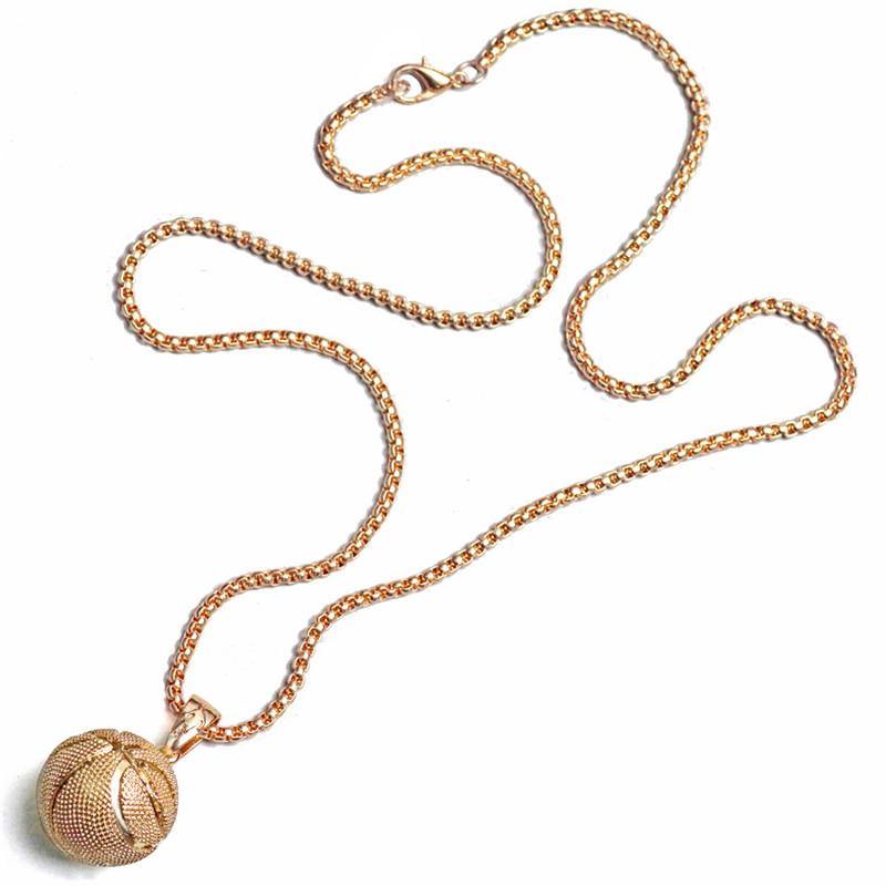Basketball Pendant &amp; Necklace -