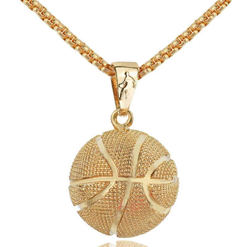Basketball Pendant & Necklace -