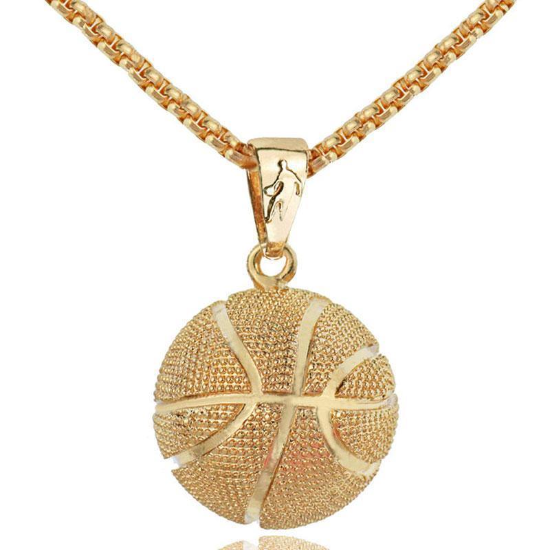 Basketball Pendant & Necklace -