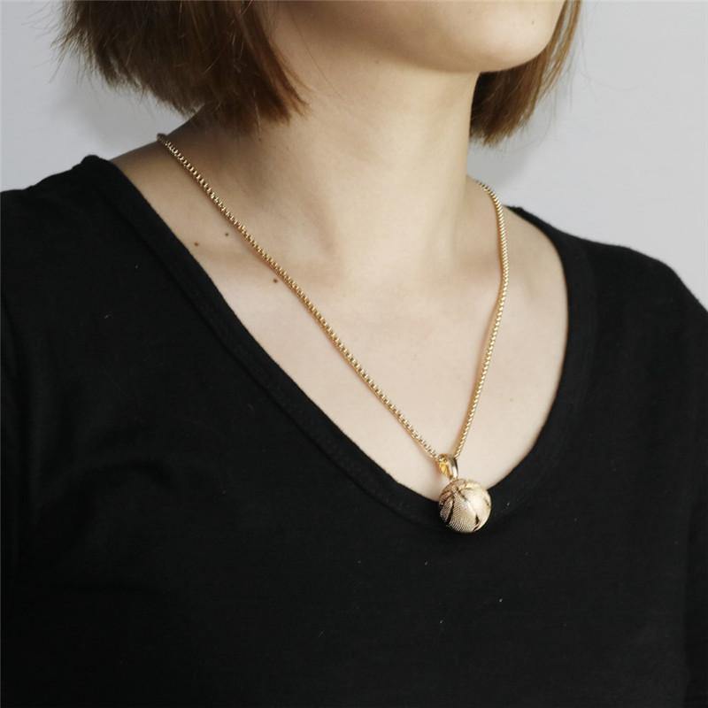 Basketball Pendant &amp; Necklace -