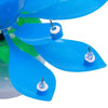 Beautiful Blossom Lotus Birthday Rotating Music Candle -