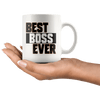 Best Boss Ever Coffee Mug - Coffee Cups Gift Idea For Men or Women Boss - SPCM