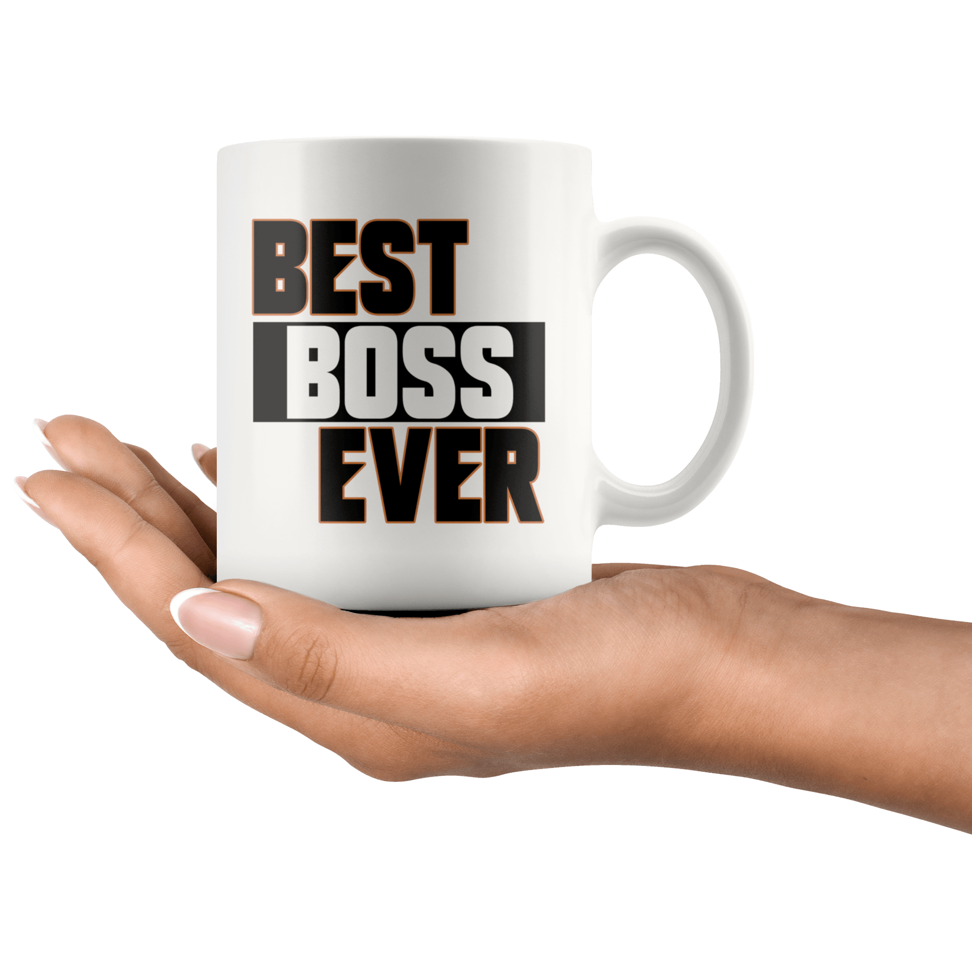 Best Boss Ever Coffee Mug - Coffee Cups Gift Idea For Men or Women Boss - SPCM