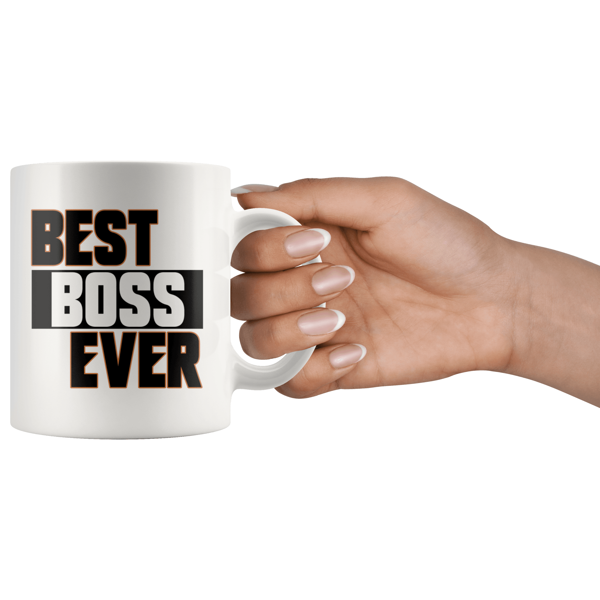 Best Boss Ever Coffee Mug - Coffee Cups Gift Idea For Men or Women Boss - SPCM
