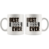Best Boss Ever Coffee Mug - Coffee Cups Gift Idea For Men or Women Boss - SPCM