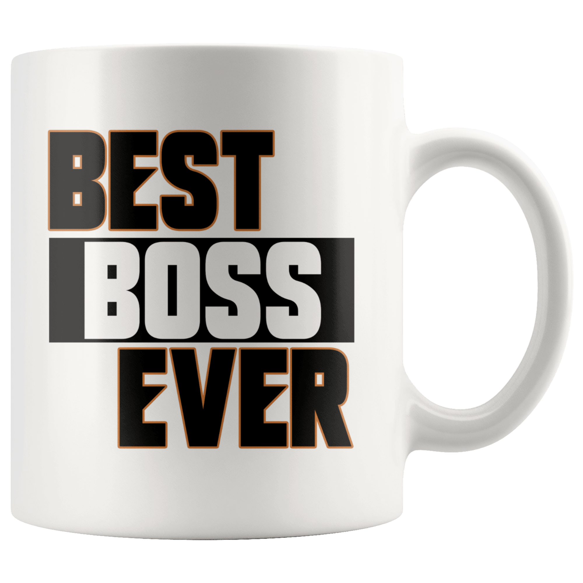 Best Boss Ever Coffee Mug - Coffee Cups Gift Idea For Men or Women Boss - SPCM
