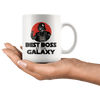 Best Boss In The Galaxy Coffee Mug - Coffee Cups Gift Idea For Men or Women Boss - SPCM