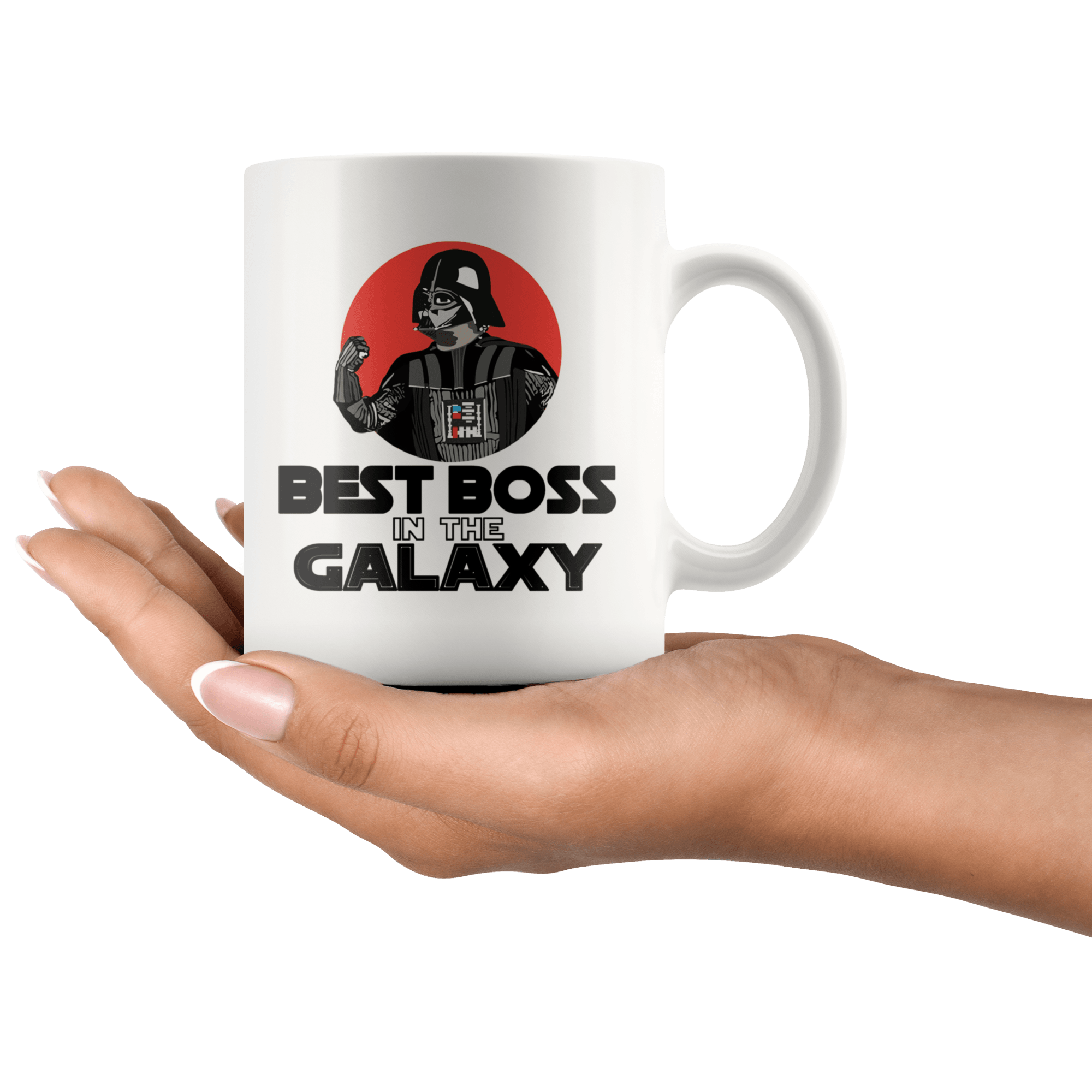 Best Boss In The Galaxy Coffee Mug - Coffee Cups Gift Idea For Men or Women Boss - SPCM