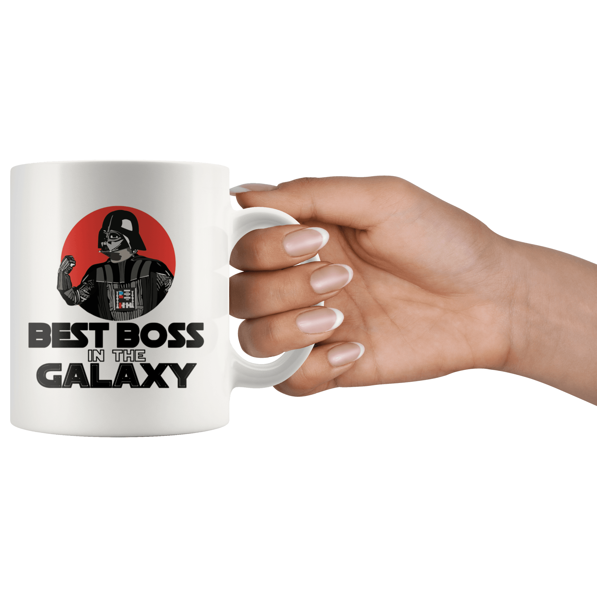 Best Boss In The Galaxy Coffee Mug - Coffee Cups Gift Idea For Men or Women Boss - SPCM