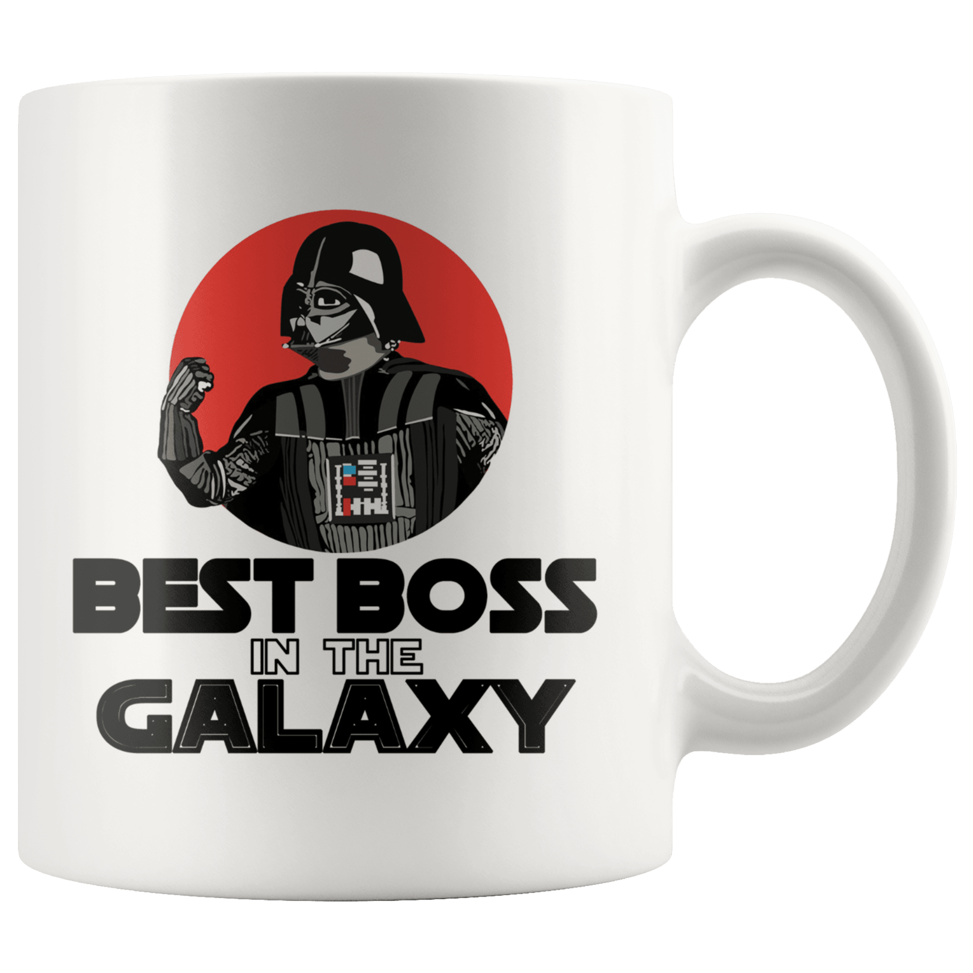 Best Boss In The Galaxy Coffee Mug - Coffee Cups Gift Idea For Men or Women Boss - SPCM