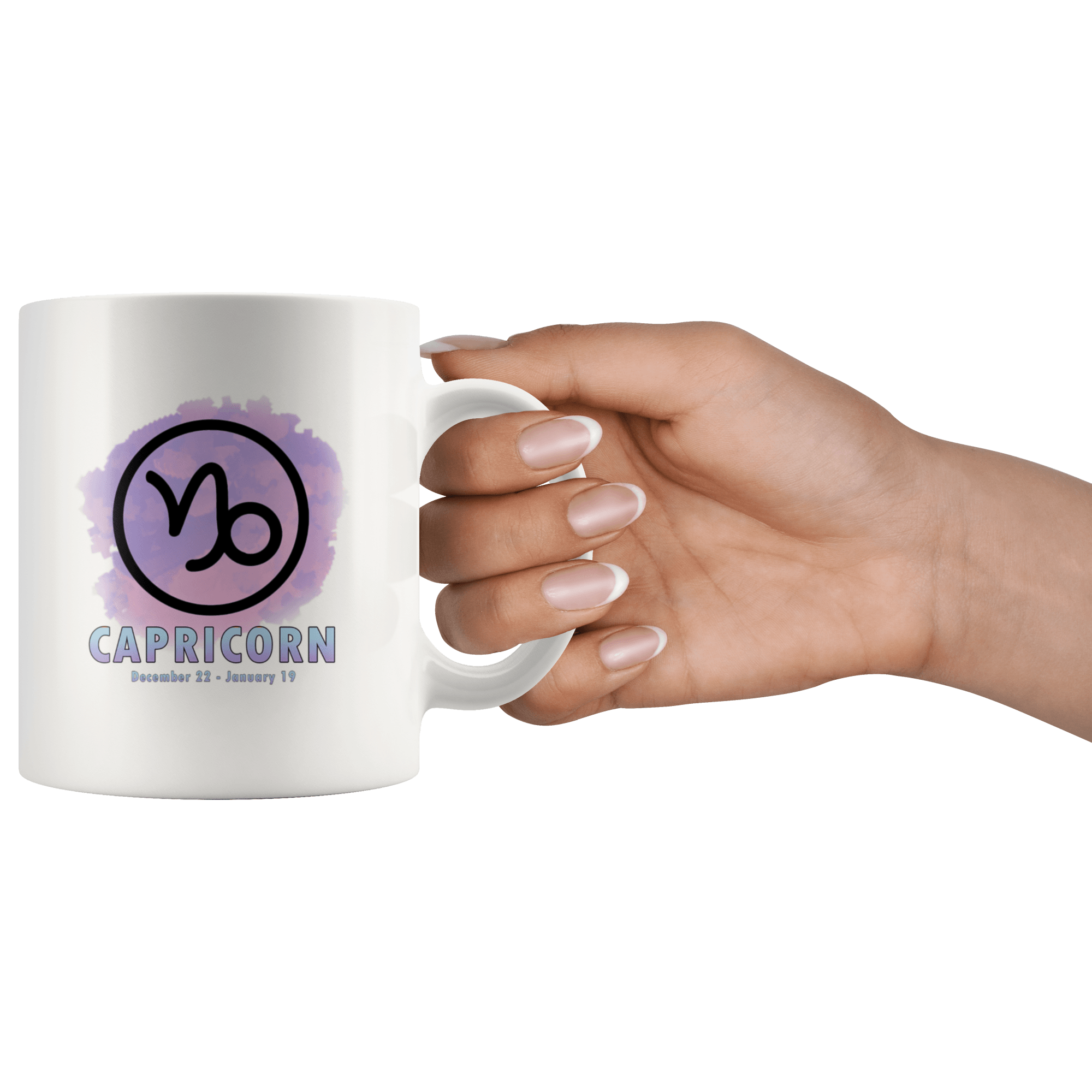 Capricorn Coffee Mug - Capricorn Constellation Coffee Cup - Zodiac Gifts For Horoscope Lover Born in December or January - SPCM