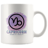 Capricorn Coffee Mug - Capricorn Constellation Coffee Cup - Zodiac Gifts For Horoscope Lover Born in December or January - SPCM