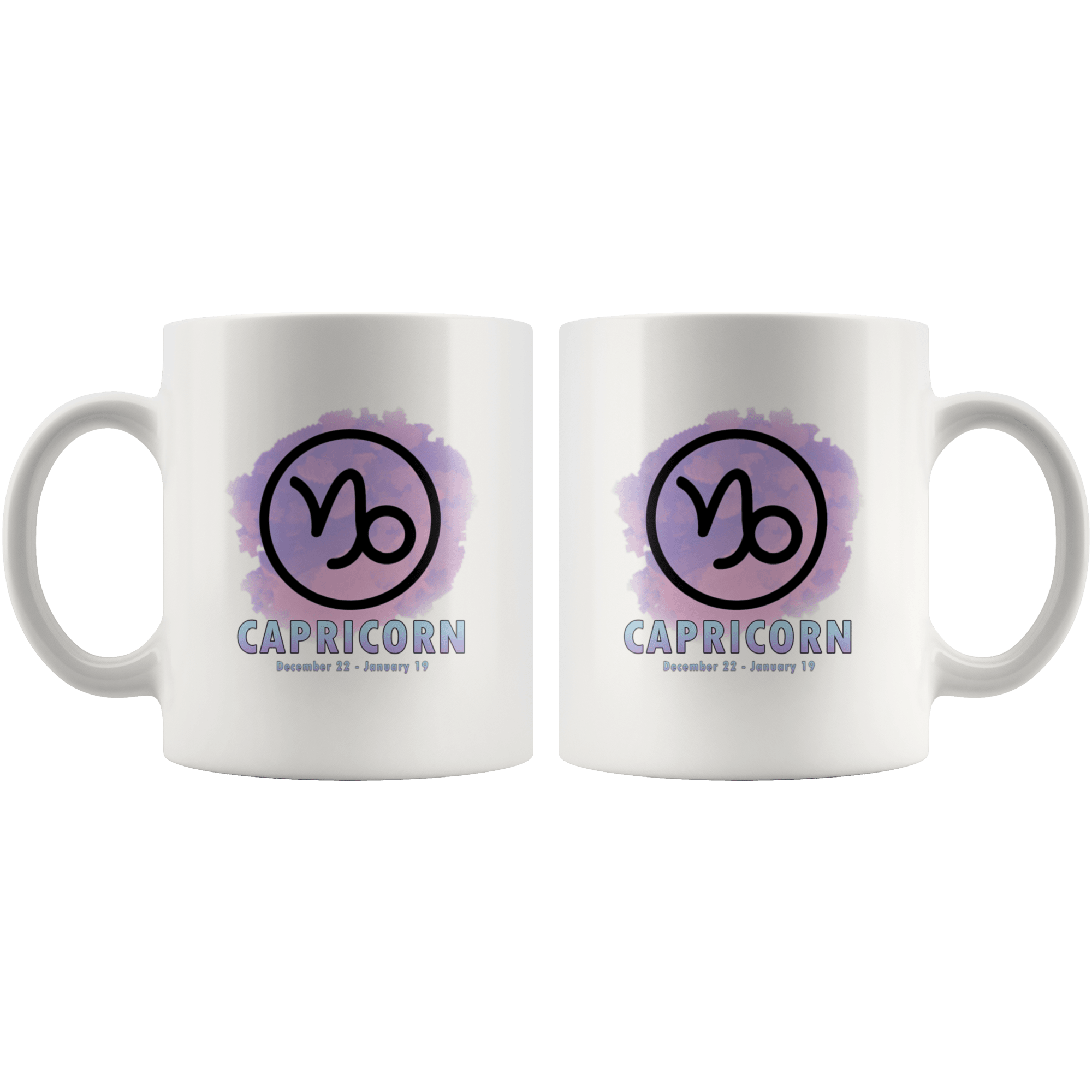 Capricorn Coffee Mug - Capricorn Constellation Coffee Cup - Zodiac Gifts For Horoscope Lover Born in December or January - SPCM