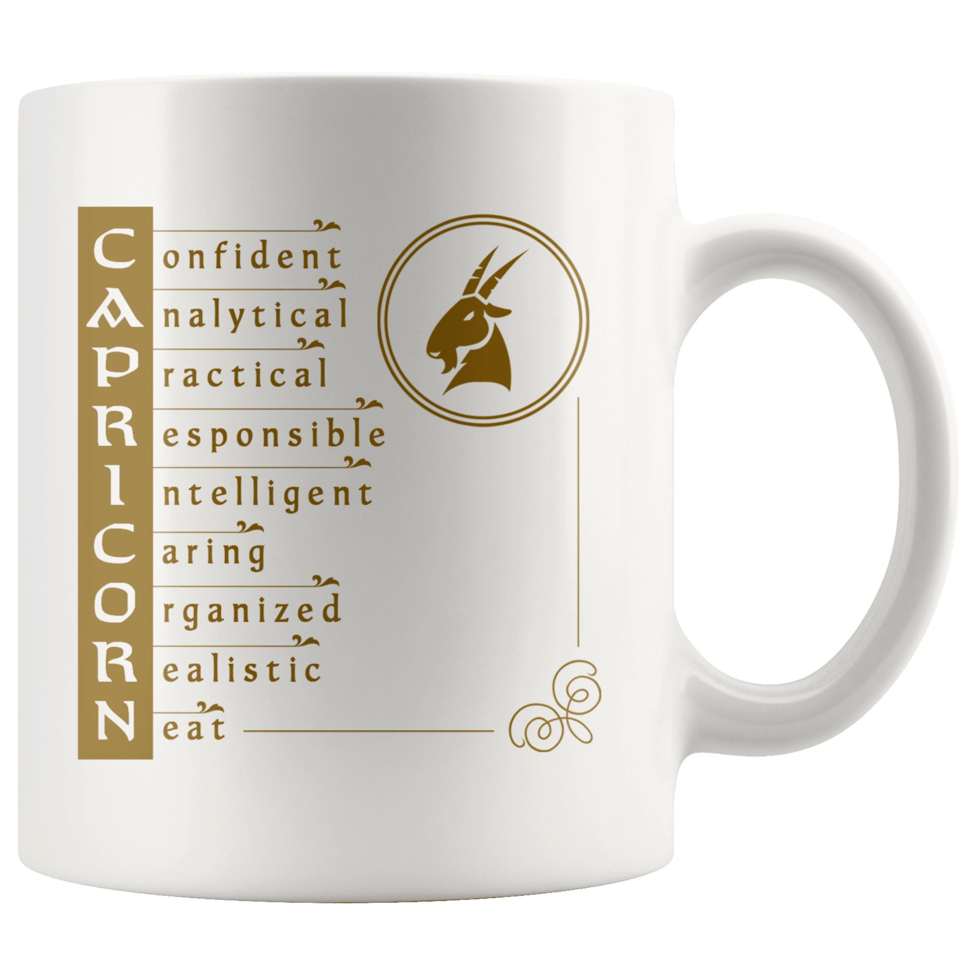 Capricorn Zodiac Coffee Mug - Constellation Coffee Cup - Great Gift For Horoscope Lover - SPCM