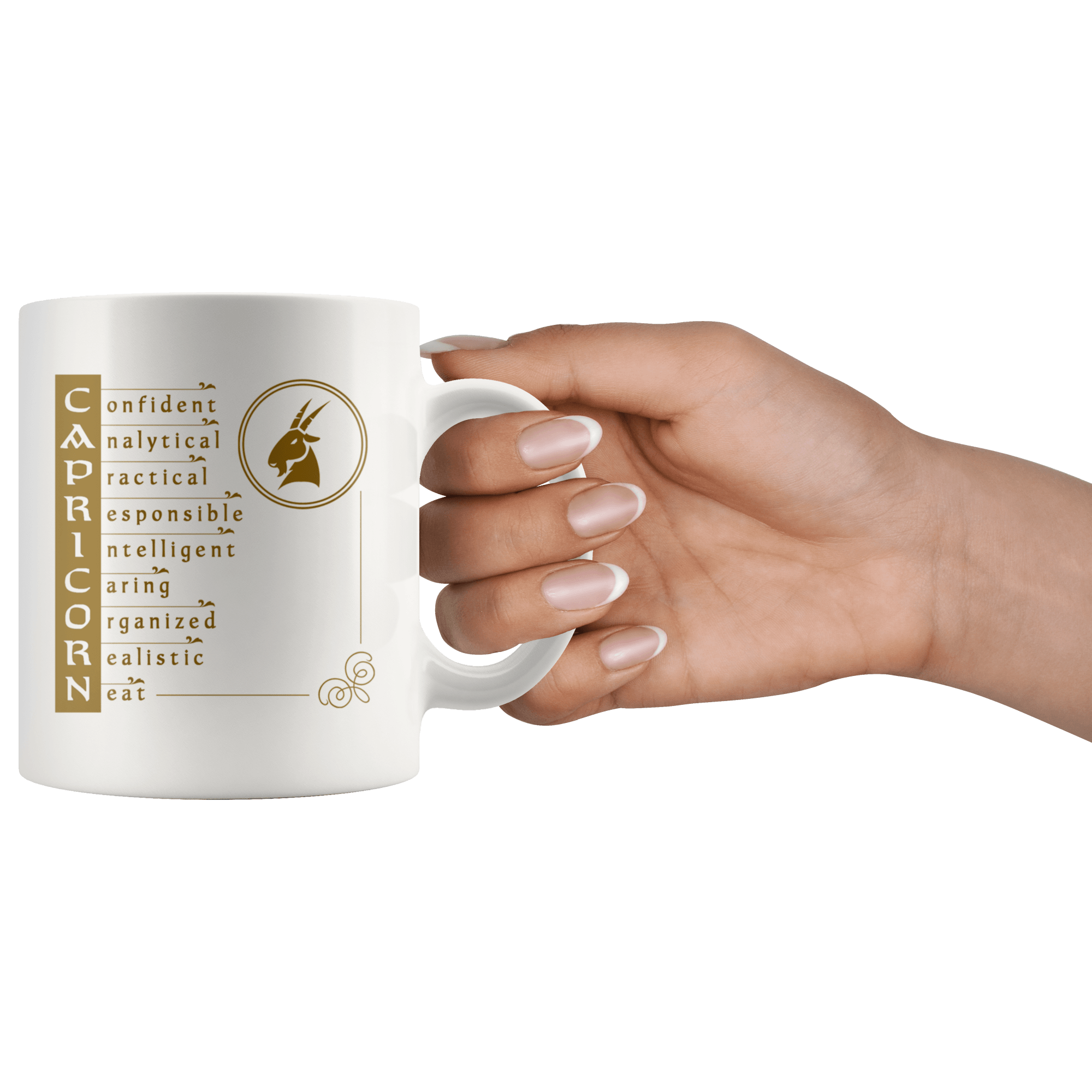 Capricorn Zodiac Coffee Mug - Constellation Coffee Cup - Great Gift For Horoscope Lover - SPCM