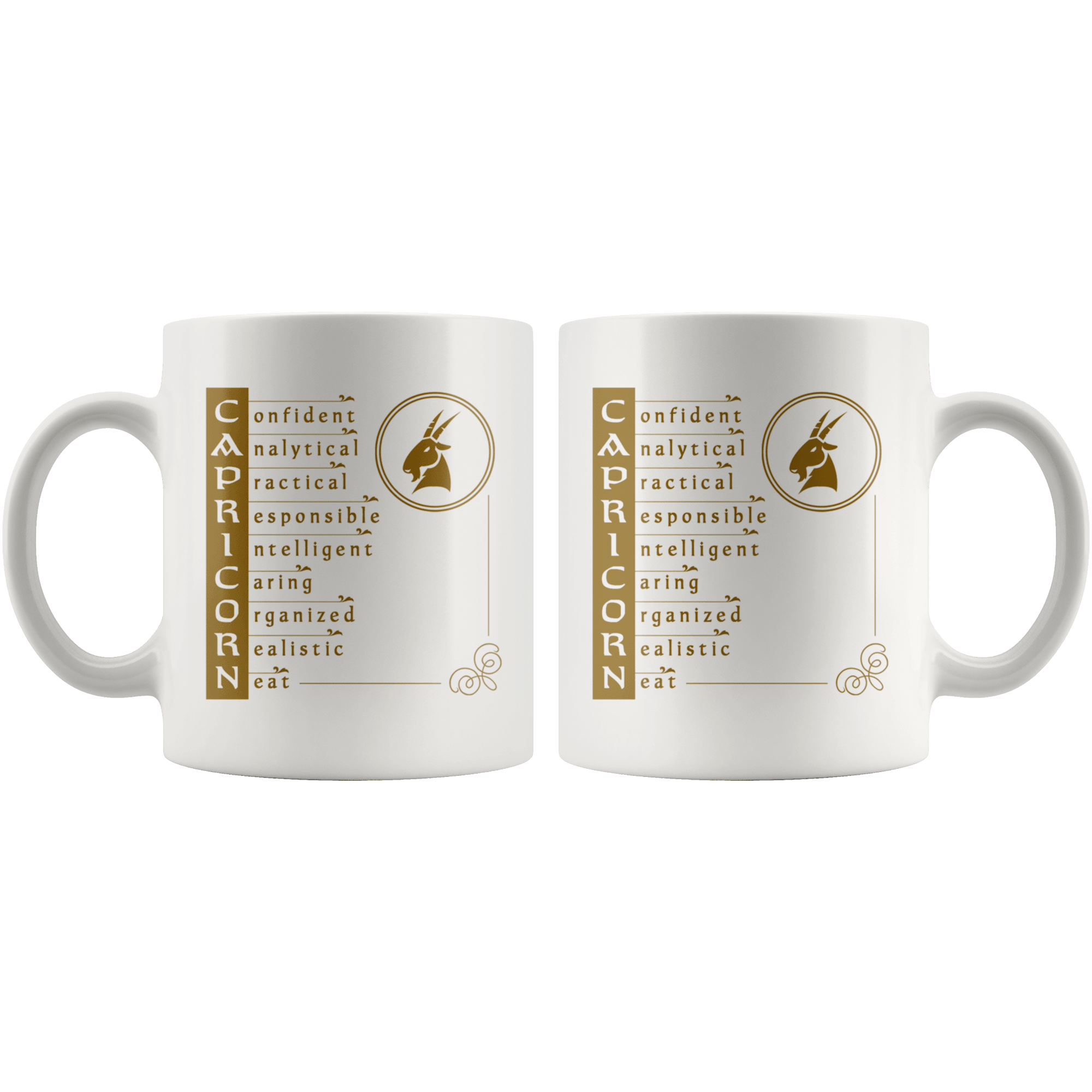 Capricorn Zodiac Coffee Mug - Constellation Coffee Cup - Great Gift For Horoscope Lover - SPCM