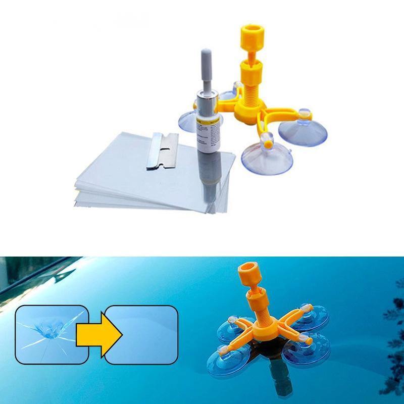 Car Windshield Repair Kit For Cracks and Scratches -