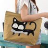 Cartoon Cat Tote Bag -