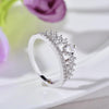 CZ Crystal Crown Ring -