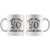 Damn! I Make 50 And Still Looking Good - 50th Birthday Coffee Mug - Great Gift For Men and Women Celebrating 50 Years Old Birthday - Meaningful For Someone Reaching Fiftieth Birthday. - SPCM